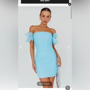 Size Medium short blue dress